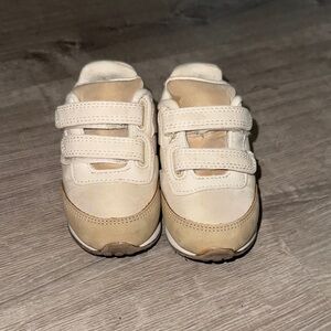 Cat & Jack Cream Sneakers (Infant) 5c with Velcro Straps